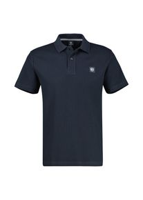 Poloshirt Lerros "Poloshirt mit Waffelstruktur, grosse Gr&ouml;&szlig;en", Herren, Gr. 6XL, classic navy, 100% Baumwolle, ohne Ausschnitt, Shirts Poloshirt