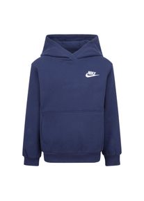 Kapuzensweatshirt Nike Sportswear, M&auml;dchen, Gr. 104 (4), blau (midnight navy), Sweatware, Obermaterial: 60% Baumwolle, 40% Polyester, angesetztes B&uuml;ndchen, Sweatshirts Kapuzensweatshirt