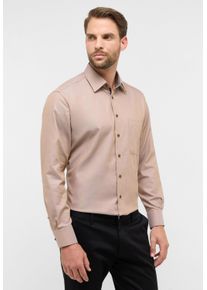 Langarmhemd Eterna "COMFORT FIT", Damen, Gr. 46, Normalgr&ouml;&szlig;en, mandel, 100% Baumwolle, normal, Manschette, Hemden Langarmhemd, NON IRON (b&uuml;gelfrei)