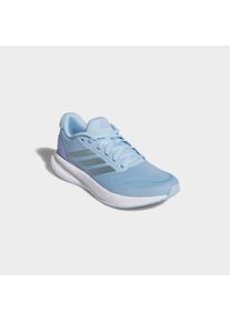 Laufschuh adidas Performance "RUNFALCON 5", Damen, Gr. 43, clear sky, magic grau met, core schwarz, Synthetik, Textil, Schuhe Laufschuh