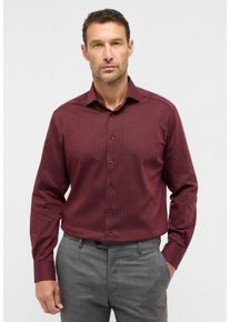 Langarmhemd Eterna "MODERN FIT", Damen, Gr. 44, Normalgr&ouml;&szlig;en, rot (bordeaux), 100% Baumwolle, tailliert, Manschette, Hemden Langarmhemd, NON IRON (b&uuml;gelfrei)
