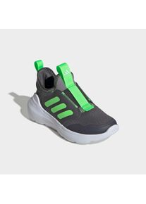 Slip-On Sneaker adidas Sportswear "TENSAUR COMFORT KIDS", Damen, Gr. 32, grau three, lime burst, grau five, Synthetik, Textil, Schuhe Slip-On Sneaker, f&uuml;r Kinder & Jugendliche