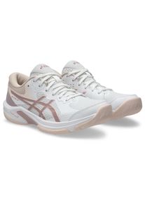 Hallenschuh asics "BEYOND FF", Damen, Gr. 43,5, wei&szlig;, morganite, Textil, Schuhe Hallenschuh