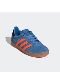Sneaker adidas originals "GAZELLE KIDS", Damen, Gr. 28, focblu, sorang, cschwarz, Leder, Synthetik, Schuhe Sneaker, f&uuml;r Kinder