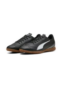 Fu&szlig;ballschuh Puma "VITORIA II IT", Herren, Gr. 46,5, schwarz-wei&szlig; (Puma schwarz, Puma wei&szlig;), Synthetik, Schuhe Fu&szlig;ballschuh, f&uuml;r Halle und Stra&szlig;e, mit Gummilaufsohle