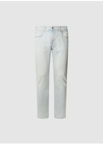 Tapered-fit-Jeans Pepe Jeans "TAPERED JEANS", Herren, Gr. 33, L&auml;nge 32, blau (light bleached), Denim/Jeans, Obermaterial: 98% Baumwolle, 2% Elasthan, gerade, unten schmal lang, Jeans Tapered-fit-Jeans