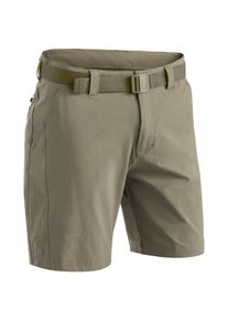 Funktionsshorts Maier Sports "Nil Short M", Herren, Gr. 56, Normalgr&ouml;&szlig;en, beige (dunkelbeige), 90% Polyamid, 10% Elasthan, Hosen Funktionsshorts, Herren Shorts, kurze Wanderhose, Outdoorhose 4 Taschen, Regular Fit