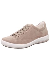 Sneaker Legero "TANARO 5.0", Damen, Gr. 41, beige (giotto (beige)), Veloursleder, unifarben, Schuhe Sneaker, Freizeitschuh, Halbschuh, Schn&uuml;rschuh mit softem Schaftabschluss, Topseller