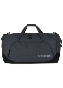 Reisetasche Travelite "KICK OFF, verschiedene Gr&ouml;&szlig;en und Farben", Damen, Gr. B/H/T: 70cm x 40cm x 43cm, grau (anthrazit), Polyester, unifarben, Taschen Reisetasche, Reisegep&auml;ck Sporttasche Freizeittasche mit Aufsteckfunktion, Topseller