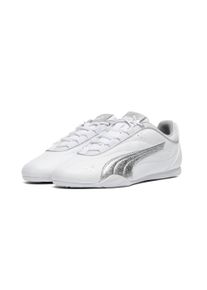 Sneaker Puma "CATCH SOLEIL METALLIC WHISPER", Damen, Gr. 38, Puma wei&szlig;, Puma silber, Synthetik, unifarben, Schuhe Sneaker, mit Schn&uuml;rung, leicht profiliertes Laufsohlenprofil