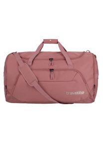 Reisetasche Travelite "KICK OFF, verschiedene Gr&ouml;&szlig;en und Farben", Damen, Gr. B/H/T: 70cm x 40cm x 43cm, rosa (rose), Polyester, unifarben, Taschen Reisetasche, Reisegep&auml;ck Sporttasche Freizeittasche mit Aufsteckfunktion