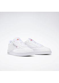 Sneaker Reebok CLASSIC "CLUB C 85", Herren, Gr. 36,5, wei&szlig; (wei&szlig;, sheer, grau), Leder, Schuhe Sneaker