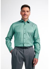 Langarmhemd Eterna "COMFORT FIT", Damen, Gr. 46, Normalgr&ouml;&szlig;en, gr&uuml;n, Twill, 100% Baumwolle, normal, Manschette, Hemden Langarmhemd, NON IRON (b&uuml;gelfrei)