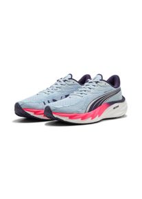 Laufschuh Puma "VELOCITY NITRO 4 X HYROX", Herren, Gr. 44,5, lucite, pure pink, deep plum, Textil, Schuhe Laufschuh, mit abriebfester Gummilaufsohle, leicht profiliertes Laufsohlenprofil
