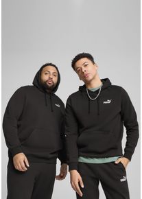 Kapuzensweatshirt Puma "ESS SMALL NO. 1 LOGO HOODIE FL", Herren, Gr. M, Puma schwarz, Fleece, Obermaterial: 66% Baumwolle, 34% Polyester, unifarben, regular fit normal, angesetztes B&uuml;ndchen, Sweatshirts Kapuzensweatshirt, mit verstellbarer Kapuze, Regular Fit, mit K&auml;ngurutasche