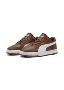 Sneaker Puma "CAVEN III", Damen, Gr. 41, chestnut braun, Puma wei&szlig;, gold, Synthetik, mehrfarbig, Schuhe Sneaker, Obermaterial aus Synthetik, Innenmaterial aus Textil