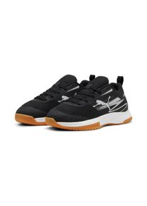 Hallenschuh Puma "VARION II JR", Jungen, Gr. 35,5, schwarz (Puma schwarz, cool light gray, gum), Synthetik, Schuhe Hallenschuh, mit rutschhemmender, non marking Gummilaufsohle