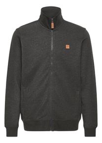 Kapuzensweatjacke Blend "Kapuzenfleecejacke BHPolax", Herren, Gr. XXL, grau (charcoal mix), Obermaterial: 60% Baumwolle CO. 40% Polyester PES., Sweatjacken Kapuzensweatjacke