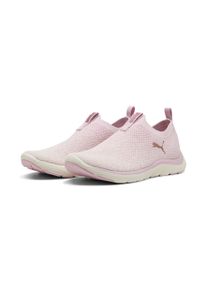 Slip-On Sneaker Puma "SOFTRIDE REMI SLIP-ON KNIT WNS", Damen, Gr. 38,5, rosa (rose mauve, warm wei&szlig;, rose gold), Textil, Schuhe Slip-On Sneaker, mit SOFTFOAM+ D&auml;mpfung, leicht profilierte Synthetiklaufsohle