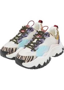 Trainingsschuh Buffalo "Buffalo Trail One Vegan Nappa/Nubuck", Damen, Gr. 40, lila, aqua animal, Schuhe