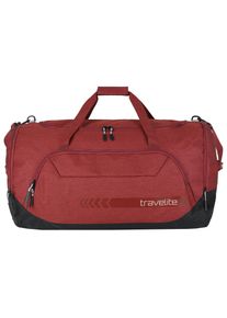 Reisetasche Travelite "KICK OFF, verschiedene Gr&ouml;&szlig;en und Farben", Damen, Gr. B/H/T: 70cm x 40cm x 43cm, rot, Polyester, unifarben, Taschen Reisetasche, Reisegep&auml;ck Sporttasche Freizeittasche mit Aufsteckfunktion
