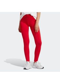 Leggings adidas originals "ADICOLOR ESSENTIALS", Damen, Gr. XS, N-Gr, rot (better scarlet, normal, gr.), Obermaterial: 93% Baumwolle, 7% Elasthan, Hosen Leggings, sportlicher Stil, f&uuml;r Alltag und Fitness, hoher Bund