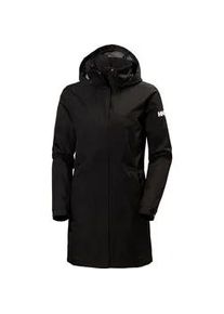 Regenmantel Helly Hansen "W ADEN LONG COAT", Damen, Gr. XL, schwarz, Obermaterial: 100% Polyester. Futter: 100% Polyester, M&auml;ntel