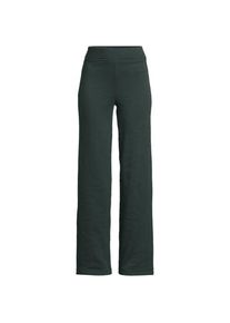 LANDS' END Serious Sweats Straight Fit Thermohose, Damen,  Gr&uuml;n, Baumwoll-Mischung/Polyester-Mischung, by Lands' End