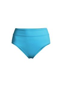 LANDS' END Control-Bikinihose High Waist CHLORRESISTENT f&uuml;r Damen, Damen, size: regular, Blau, Elasthan/Nylon-Mischung, by Lands' End
