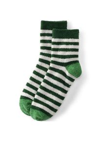 LANDS' END Flauschige Weihnachtssocken, Damen,  Gr&uuml;n, by Lands' End