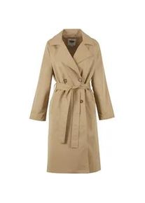 Winterjacke Urban Classics "Urban Classics Ladies Trenchcoat", Damen, Gr. XXL, unionbeige, 100% Polyester, unifarben, normal, amerikanischer Ausschnitt, Jacken Winterjacke