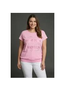 T-Shirt Kangaroos, Damen, Gr. 44/46, bonbon, Jersey, Obermaterial: 60% Baumwolle, 40% Polyester, figurumspielend, Rundhals, angeschnitten abgesteppt, Shirts T-Shirt, Figurumspielende Passform, breiter Bund am Saum, gro&szlig;e Gr&ouml;&szlig;en