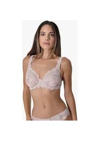 Sassa Mode B&uuml;gel-BH SASSA "Classic Lace", Damen, Gr. 75, Cup D, beige (natur), Obermaterial: 90% Polyamid, 10% Elasthan, unifarben, normal, BHs B&uuml;gel-BH, mit Spitzeneinsatz
