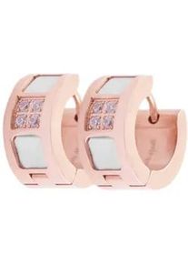 Adelia&acute;s Klappcreolen ADELIA ́S "Damen Ohrringe &ndash; Klappcreole aus Edelstahl", Damen, Gr. Damen, Edelstahl, gold, Ohrringe Klappcreolen, Zum Verschenken &ndash; passend f&uuml;r viele Anl&auml;sse