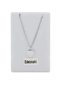 Adelia&acute;s Kette ohne Anh&auml;nger ADELIA ́S "Damen Halskette mit Anh&auml;nger &ndash; Herz aus Edelstahl", silber, Halsketten, Damen, 45cm, Edelstahl, Eine sch&ouml;ne Geschenkidee f&uuml;r jeden Anlass