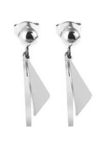 Adelia&acute;s Paar Ohrh&auml;nger ADELIA ́S "Damen Ohrringe &ndash; Ohrstecker aus Edelstahl", Damen, Gr. Damen, Edelstahl, silber, Ohrringe, Ideal als Geschenk &ndash; dezent und elegant