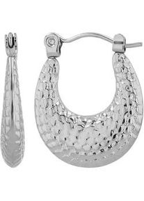 Adelia&acute;s Paar Creolen ADELIA ́S "Damen Ohrringe &ndash; Creole aus Edelstahl", Damen, Gr. Damen, Edelstahl, silber, Ohrringe, Geschenkidee: zeitlos und vielseitig