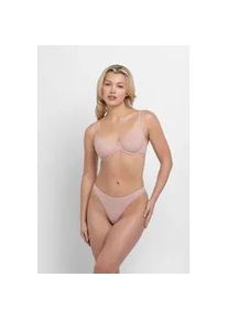 T-Shirt-BH Dorina "Noa", Damen, Gr. 80, Cup F, pink, Obermaterial: 79% Polyamid, 21% Elasthan, bequem, BHs T-Shirt-BH, mit Schale, nicht gef&uuml;ttert, mit B&uuml;gel, basic, elastisch, weich