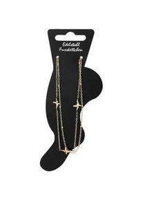 Adelia&acute;s Armband ADELIA ́S "Damen Armband &ndash; Herz aus Edelstahl 24 cm", gold, Armb&auml;nder, Damen, 24cm, Edelstahl, Armband, Zum Verschenken &ndash; ideal zum Valentinstag