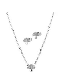 Adelia&acute;s Kette ohne Anh&auml;nger ADELIA ́S "Damen Halskette mit Anh&auml;nger &ndash; aus Edelstahl", silber, Halsketten, Damen, 45cm, Edelstahl, Zum Verschenken &ndash; ideal zum Valentinstag