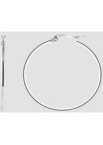 Adelia&acute;s Paar Creolen ADELIA ́S "Damen Ohrringe &ndash; Creole aus Edelstahl", Damen, Gr. Damen, Edelstahl, silber, Ohrringe, Zum Verschenken an Menschen, die Ihnen am Herzen liegen