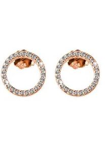 Adelia&acute;s Paar Ohrh&auml;nger ADELIA ́S "Damen Ohrringe &ndash; Ohrstecker aus 925 Silber mit Zirkonia", Damen, Gr. Damen, Silber 925 (Sterlingsilber), gold, Ohrringe, Zum Verschenken &ndash; passend f&uuml;r viele Anl&auml;sse