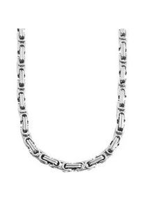 Adelia&acute;s Kette ohne Anh&auml;nger ADELIA ́S "Unisex Halskette &ndash; K&ouml;nigskette aus Edelstahl 50 cm", silber, Halsketten, Damen, 50cm, Edelstahl, Ideal zum Verschenken &ndash; schlicht und stilvoll