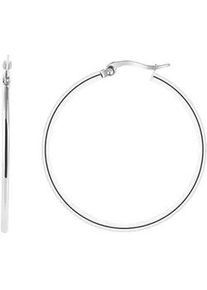 Adelia&acute;s Paar Creolen ADELIA ́S "Damen Ohrringe &ndash; Creole aus Edelstahl", Damen, Gr. Damen, Edelstahl, silber, Ohrringe, Perfekt als Geschenk zum Weihnachten