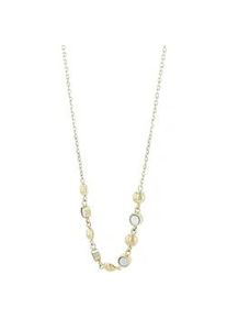 Adelia&acute;s Kette ohne Anh&auml;nger ADELIA ́S "Damen Halskette aus Edelstahl mit Perlmutt 42+5", gold, Halsketten, Damen, 47cm, Edelstahl, Eine sch&ouml;ne Geschenkidee f&uuml;r jeden Anlass