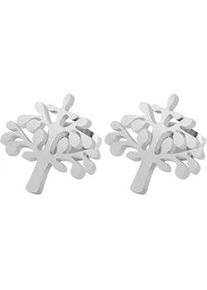 Adelia&acute;s Paar Ohrh&auml;nger ADELIA ́S "Damen Ohrringe &ndash; Ohrstecker aus Edelstahl", Damen, Gr. Damen, Edelstahl, silber, Ohrringe, Geschenkidee: zeitlos und vielseitig