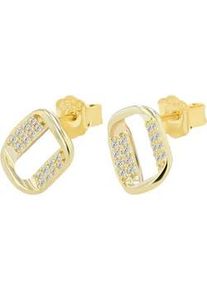 Adelia&acute;s Paar Ohrh&auml;nger ADELIA ́S "Damen Ohrringe &ndash; Ohrstecker aus 925 Silber", Damen, Gr. Damen, Silber 925 (Sterlingsilber), gold, Ohrringe, Ein kleines Geschenk mit gro&szlig;er Wirkung