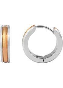 Adelia&acute;s Klappcreolen ADELIA ́S "Damen Ohrringe &ndash; Klappcreole aus Edelstahl", Damen, Gr. Damen, Edelstahl, wei&szlig;, Ohrringe Klappcreolen, Ideal als Geschenk &ndash; dezent und elegant