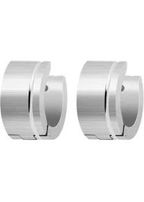 Adelia&acute;s Klappcreolen ADELIA ́S "Damen Ohrringe &ndash; Klappcreole aus Edelstahl", Damen, Gr. Damen, Edelstahl, silber, Ohrringe Klappcreolen, Geschenkidee: zeitlos und vielseitig