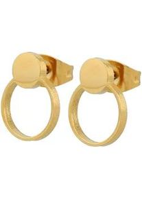 Adelia&acute;s Paar Ohrh&auml;nger ADELIA ́S "Damen Ohrringe &ndash; Ohrstecker aus Edelstahl", Damen, Gr. Damen, Edelstahl, gold, Ohrringe, Eine sch&ouml;ne Geschenkidee f&uuml;r jeden Anlass